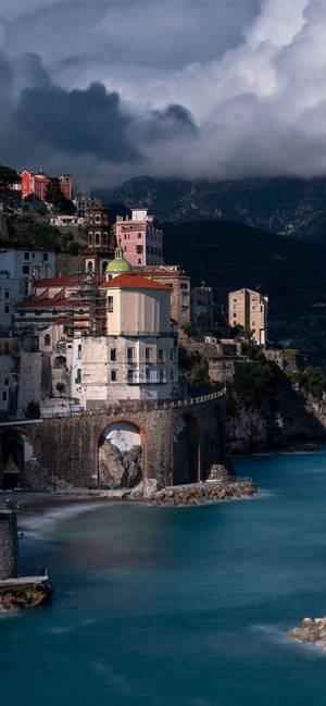 Amalfi Coast Italy Portrait Hd Wallpaper