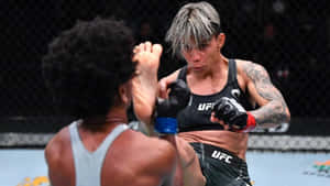 Amanda Lemos In Action - Ultimate Fighting Championship Wallpaper