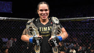 Amanda Nunes Champ Smile Wallpaper