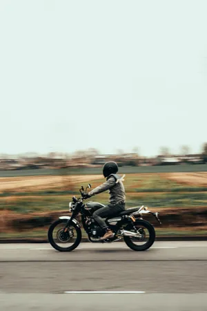 Amazing Black Motorcycle Wallpaper