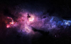 Amazing Colorful Nebula In Space Universal Wallpaper