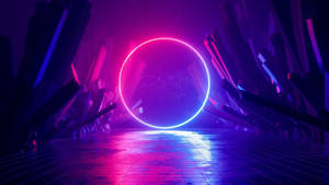 Amazing Neon Ring Wallpaper