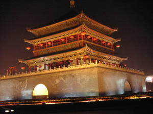 Amazing Xian Bell Tower Wallpaper