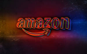 Amazon Glitch Logo Wallpaper