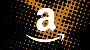 Amazon Uk Logo In Dot Graphic Wallpaper