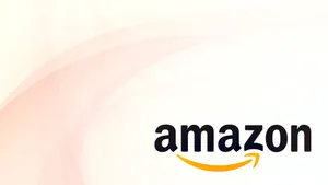 Amazon Uk Logo In White Abstract Wallpaper