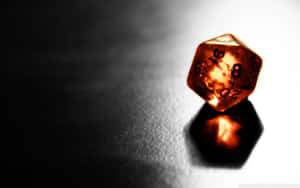 Amber Dice Glowing Shadow Wallpaper