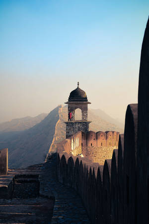 Amber Fort Watch Tower Jaipur Wallpaper