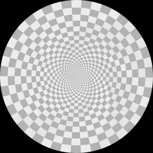 Ambiguous Gray Vortex Optical Illusion Wallpaper