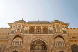 Amer Fort Built With White Marbles Wallpaper