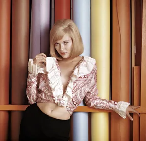 American Actress And Model Faye Dunaway 1967 Portrait Wallpaper