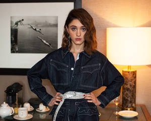 American Actress Natalia Dyer Wallpaper