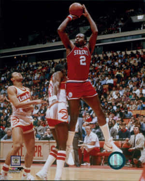 American Athlete Moses Malone Wallpaper