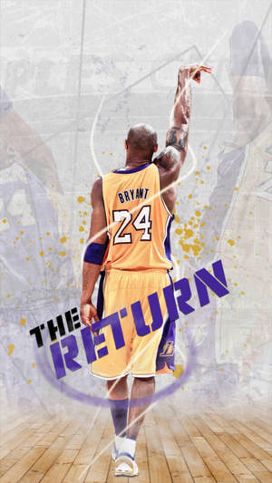 American Basketball Player Kobe Bryant Sports Iphone Wallpaper