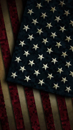 American Flag Cool Iphone Patch Wallpaper