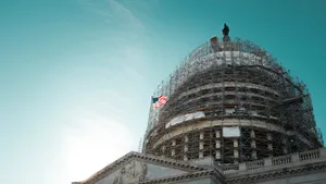 American Flag Hd At Capitol Wallpaper