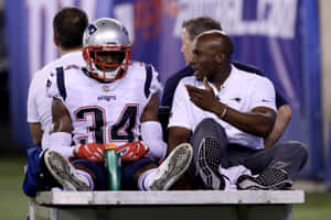 American Football New England Patriots Cornerback Jc Jackson Wallpaper