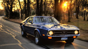 American Ford Mustang Muscle Car Wallpaper