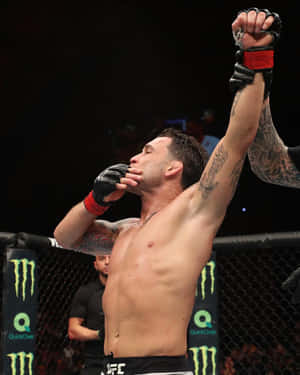 American Mixed Martial Artist Frankie Edgar Against Cub Swanson Wallpaper