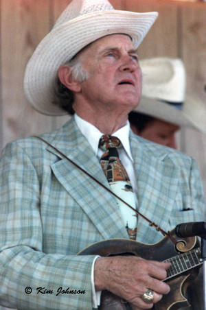 American Musician Bill Monroe Performing Live Still Wallpaper