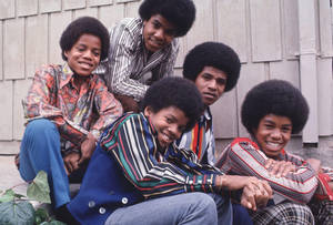 American Pop Band The Jackson 5 1971 Portrait Wallpaper