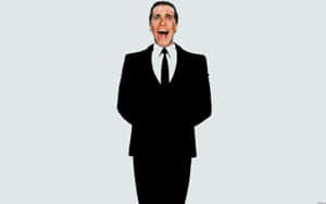 American Psycho Mouth Open Hd Wallpaper
