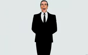 American Psycho Mouth Open Hd Wallpaper