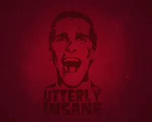 American Psycho Utterly Insane Hd Wallpaper