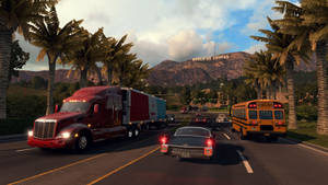 American Truck Simulator World Of Trucks Wallpaper