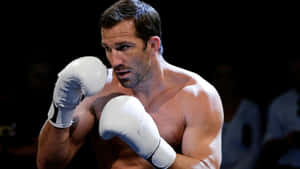 American Ufc Champion Luke Rockhold Ufc Workout Session Wallpaper