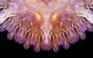 Amethyst Fractal Pattern Wallpaper