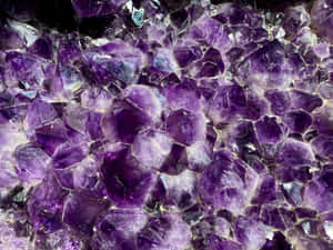 Amethyst Gemstone Cluster Wallpaper