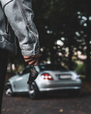 Amg Car Keys Iphone Wallpaper