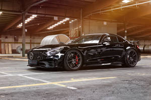 Amg Gtr Inside Warehouse Wallpaper