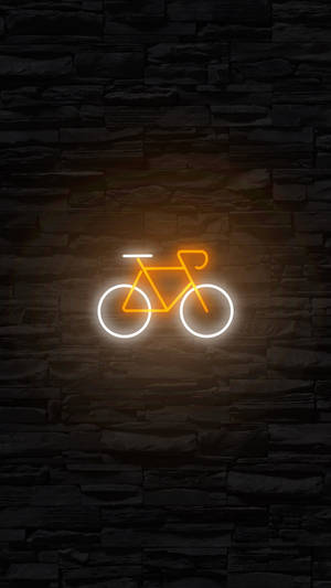 Amoled Android Neon Yellow Bike Wallpaper