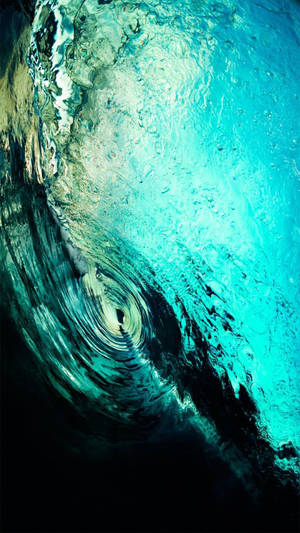 Amoled Whirling Water Wallpaper