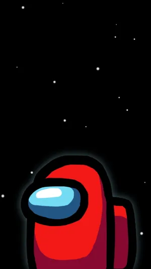 Among Us Black And Red Gaming Wallpaper