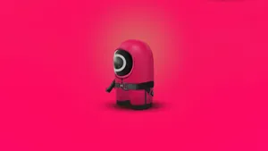 Among Us Game Squid Game Wallpaper