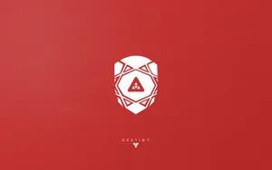An Abstract Image Of The Destiny Logo Wallpaper