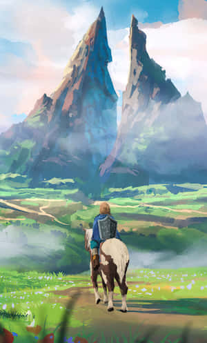 An Adventure Of A Lifetime Awaits Players Of The Legend Of Zelda On The Iphone Wallpaper