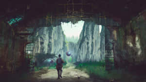 An Adventurous Astronaut Embarks On A Thrilling Journey Throughout Outer Space Wallpaper