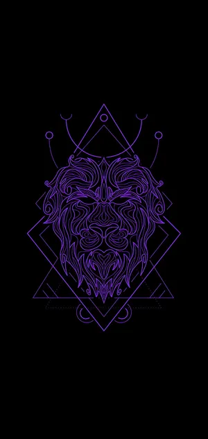 An Aesthetic Representation Of The Leo Zodiac Sign Wallpaper