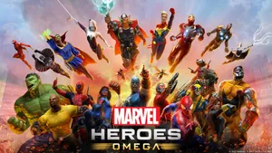 An All-star Roster Of Marvel Heroes Wallpaper