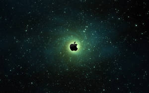 An Apple In Outer Space Wallpaper