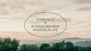 An Apple Macbook Laptop Adorned With A Christian Sticker For A Touch Of Faith. Wallpaper