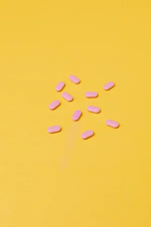 An Artistic Blend Of Pastel Pink And Yellow. Wallpaper