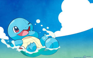 'an Artistic Take On The Iconic Pokemon Squirtle' Wallpaper