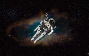An Astronaut Discovers The Beauty Of The Earth From Space. Wallpaper