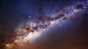 An Awe-inspiring Shot Of The Hubble Telescope Wallpaper