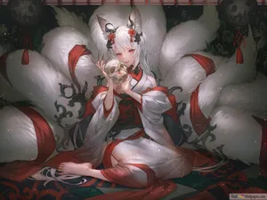 An Awesome Cool Anime Fox Wallpaper